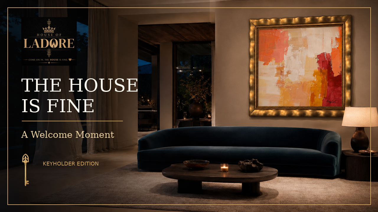 The House Is Fine — A Welcome Moment, House of LaDore Keyholder Edition